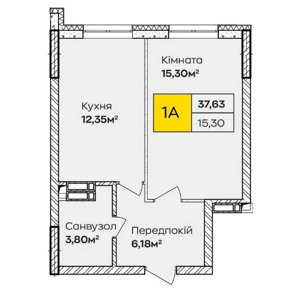 Квартира на ЖК Синергія Київ в Києві, ID 172425, фото №4