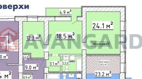 Квартира на вул. Іллєнка, 4 в Черкасах, ID 232524, фото №17