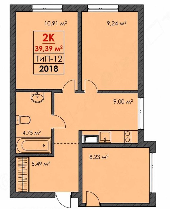 Квартира на вул. Санаторна, 20 в Києві, ID 235250, фото №4
