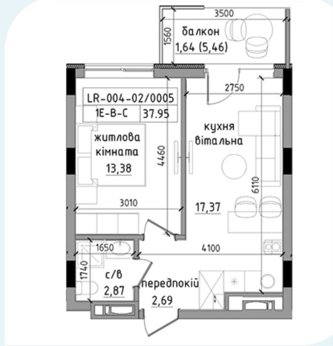 Квартира на В центрі Ужгорода в Ужгороді, ID 395608, фото №2
