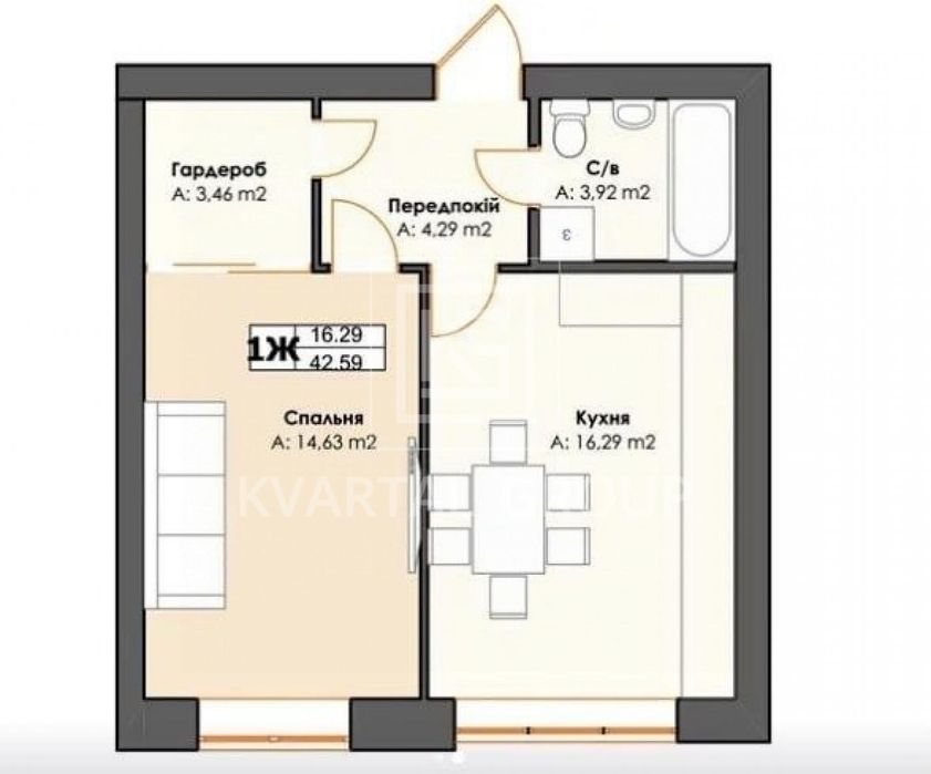Квартира на ЖК «10 Avenue» в Київ, ID 323116, фото №3