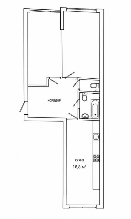 Квартира на вул. Соборна, 151а в Києві, ID 249540, фото №2