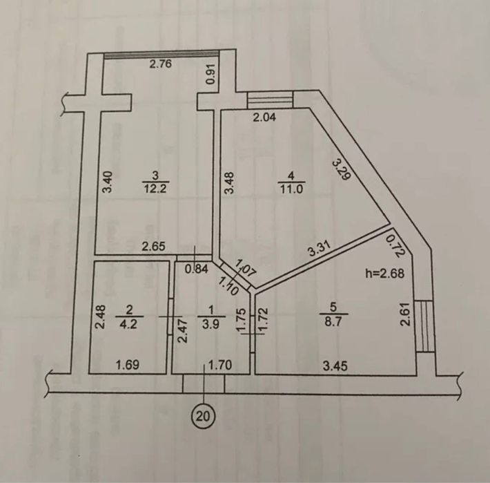 Квартира на вул. Руденка в Києві, ID 243697, фото №1