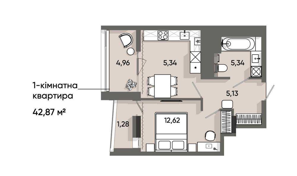 Квартира на вул. Раковського в Львові, ID 174860, фото №3