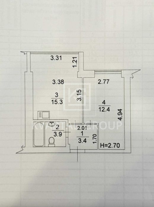 Квартира на ЖК GL Club в Києві, ID 285765, фото №15