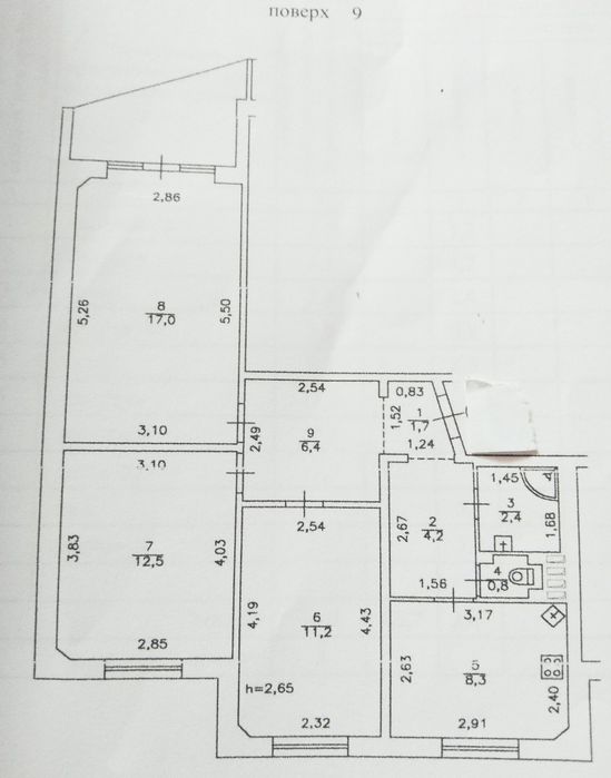 Квартира на вул. Чорновола, 42Б в Києві, ID 312948, фото №2