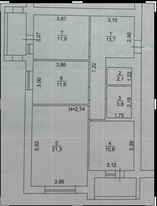 Квартира на вул. Соборна, 105в в Києві, ID 250150, фото №8