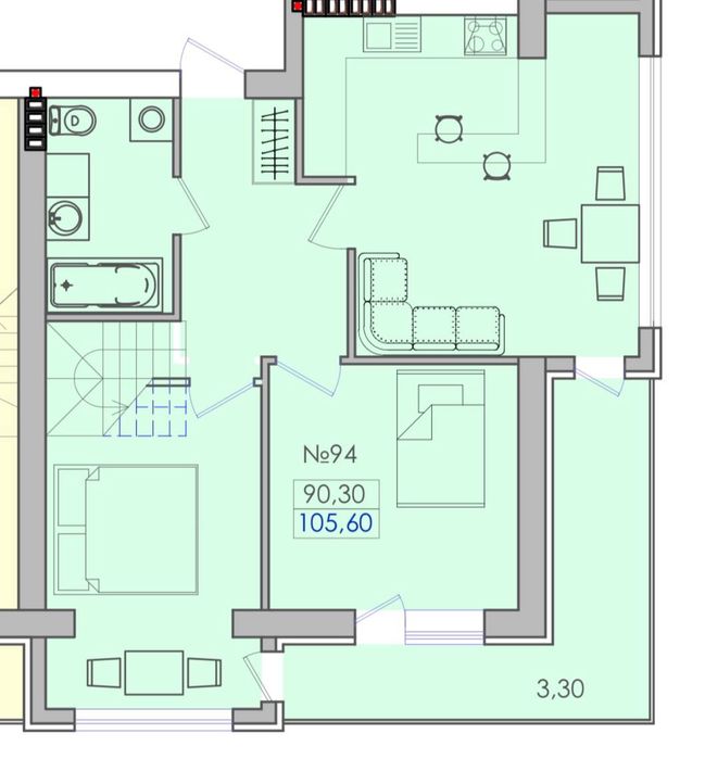 Квартира на Smart House в Одесі, ID 322201, фото №7