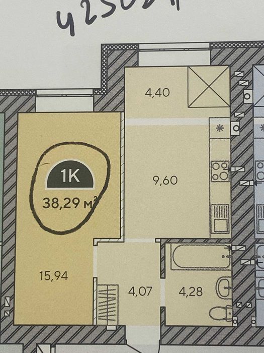 Квартира на вул. Молодість, 43 в Києві, ID 224710, фото №2