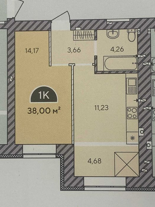 Квартира на ЖК Молодість в Києві, ID 264725, фото №2