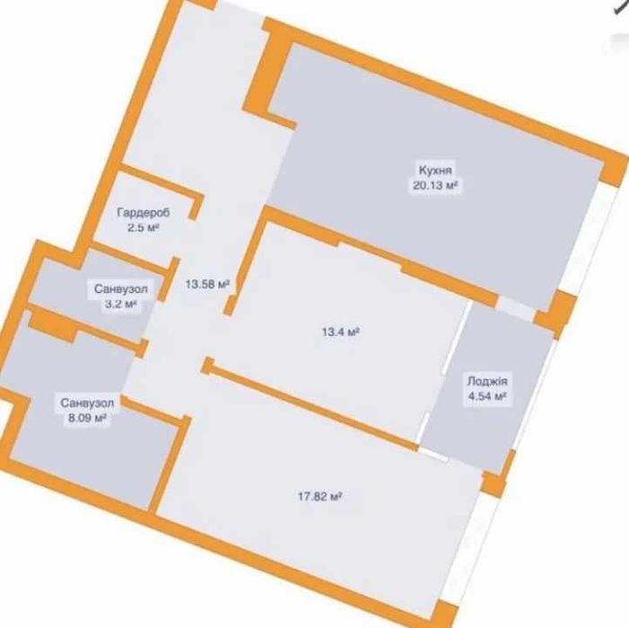 Квартира на ЖК Great в Київ, ID 350412, фото №3