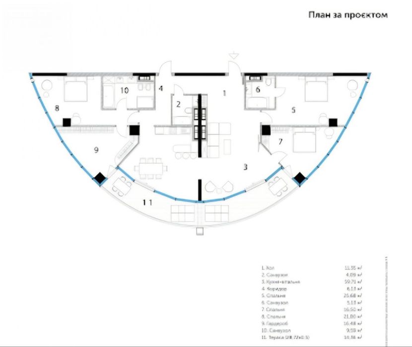 Квартира на Печерськ в Києві, ID 178683, фото №8