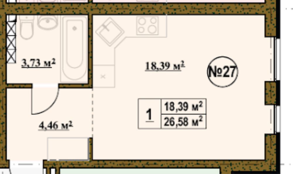 Квартира на Дніпровський в Київ, ID 181232, фото №2