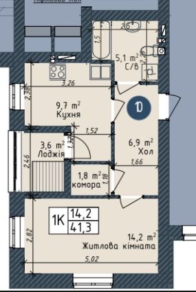Квартира на Хаджибейський в Одеса, ID 170671, фото №2