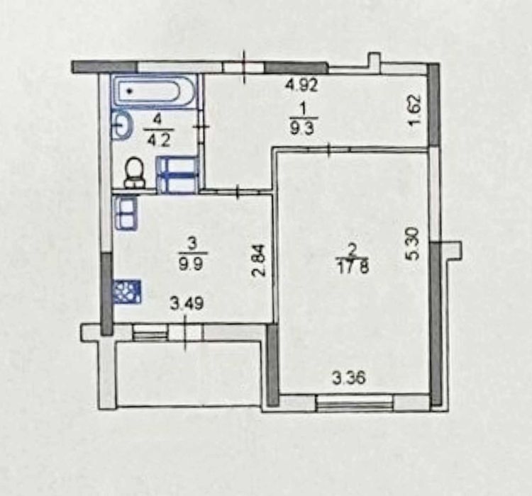 Квартира на вул. Сергія Данченка, 28а в Києві, ID 199822, фото №15
