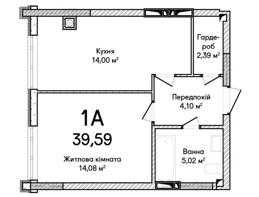 Квартира на вул. Будинок 27 в Києві, ID 240573, фото №7