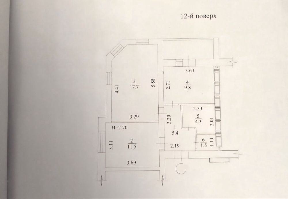 Квартира на вул. Заливна, 10 в Харкові, ID 192396, фото №1