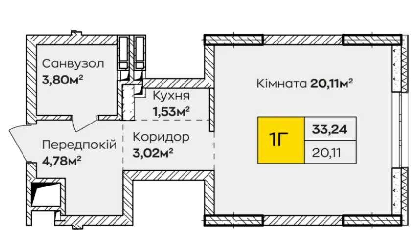 Квартира на ЖК Синергія Київ в Київ, ID 202674, фото №2