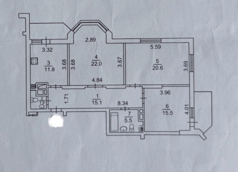 Квартира на вул. Градинська, 3 в Київ, ID 162206, фото №2