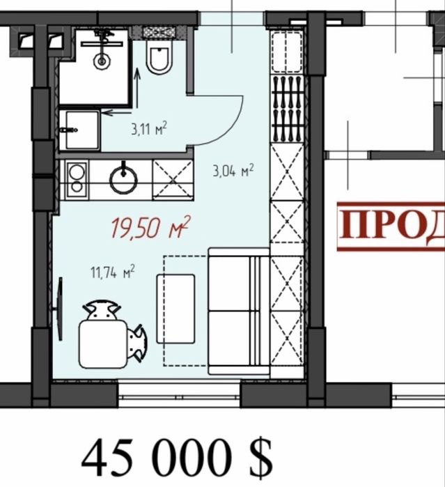 Квартира на біля метро Контрактова площа в Києві, ID 205999, фото №2
