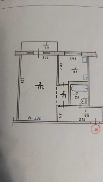 Квартира на вул. Героїв АТО, 44 в Кривому Розі, ID 253788, фото №10