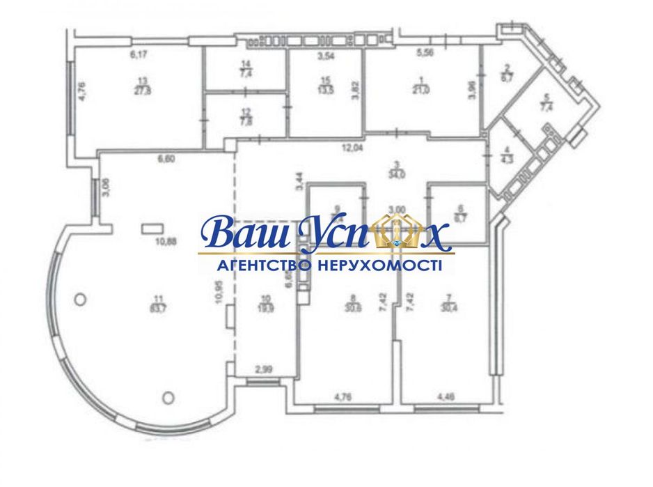 Квартира на вул. Івана Мазепі, 11 б в Києві, ID 185366, фото №14