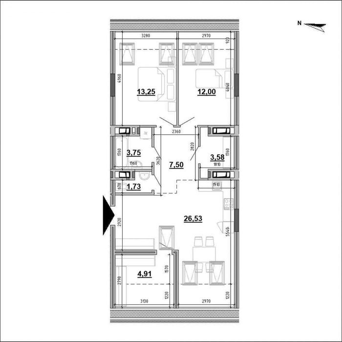 Квартира на вул. Волинська, 9 в Львові, ID 222684, фото №10