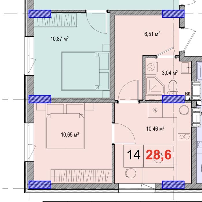 Квартира на вул. Межова, 4 в Києві, ID 178173, фото №1