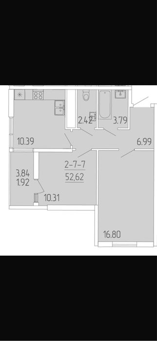 Квартира на Кадорр Сити 65 Жемчужина в Одесі, ID 182759, фото №19