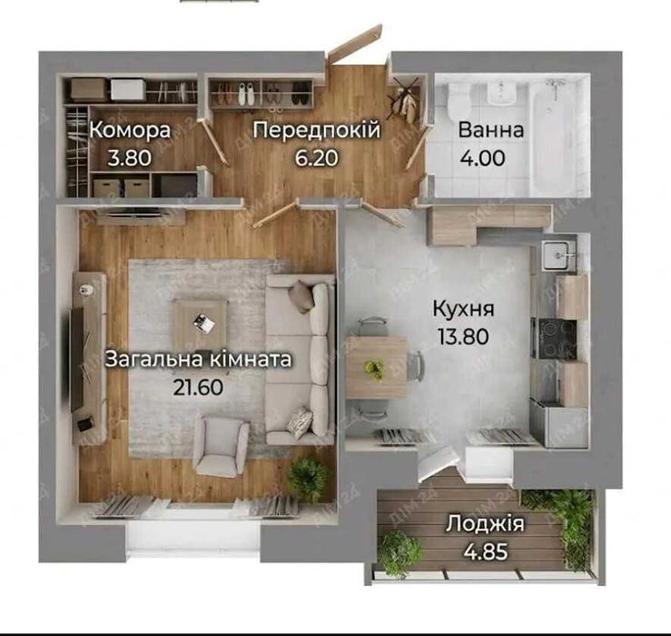 Квартира на Київський в Полтаві, ID 185734, фото №7