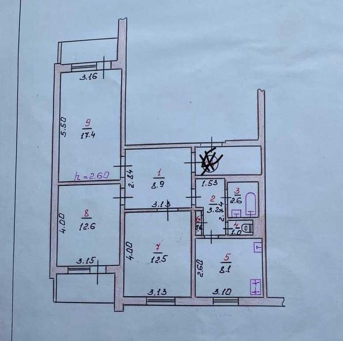Квартира на Біля Парку імені Михайла Чекмана в Хмельницькому, ID 324631, фото №6