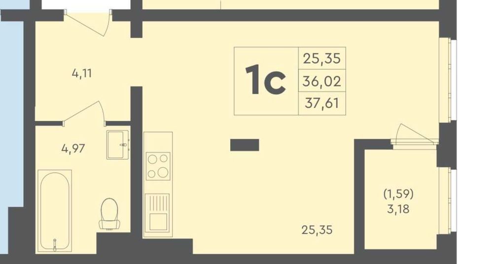 Квартира на біля метро Лісова в Києві, ID 169905, фото №6