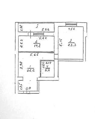 Квартира на вул. Коцюбинського, 2 в Чернігові, ID 226809, фото №17