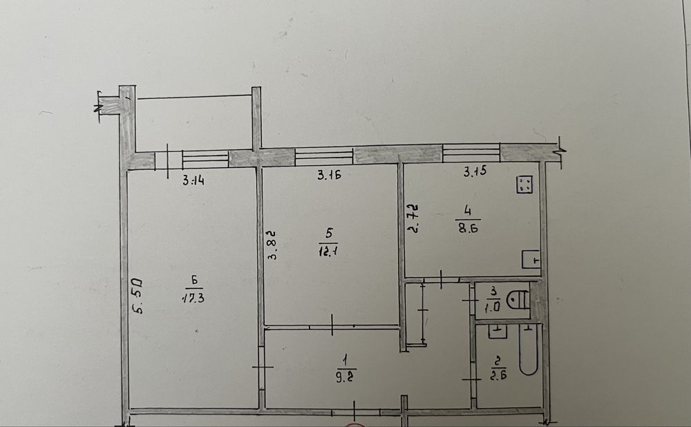 Квартира на вул. Крошенська, 49 в Житомир, ID 288973, фото №1