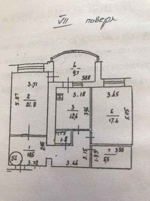 Квартира на вул. Вишгородська, 45/2 в Києві, ID 171543, фото №17