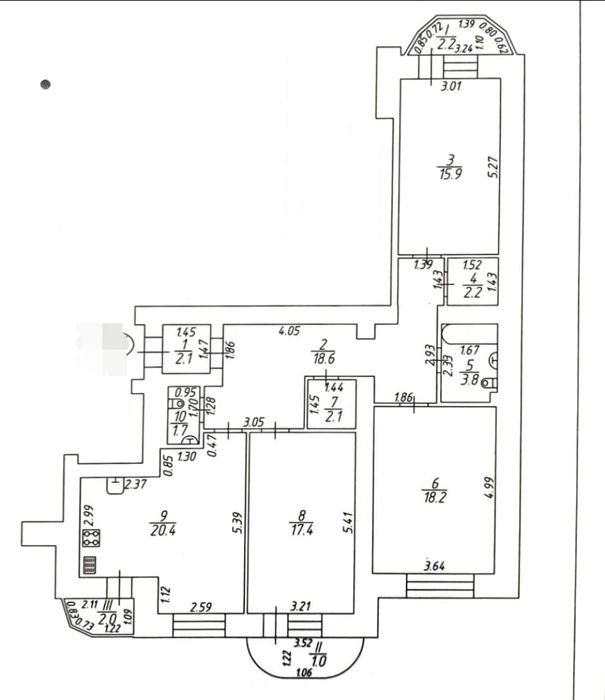 Квартира на просп. Михайла Грушевського, 191В в Чернігів, ID 300292, фото №2