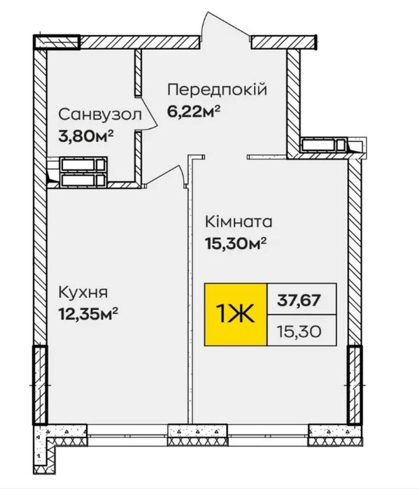 Квартира на вул. Здолбунівська в Київ, ID 194545, фото №5