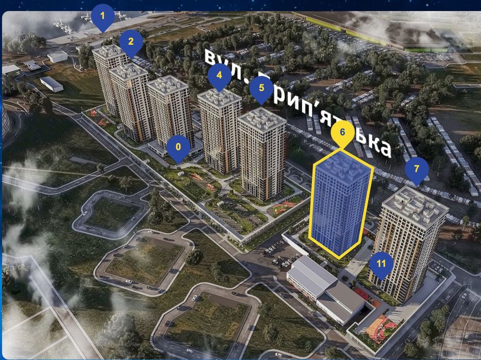 Квартира на вул. Причальна, 11 в Києві, ID 207238, фото №1