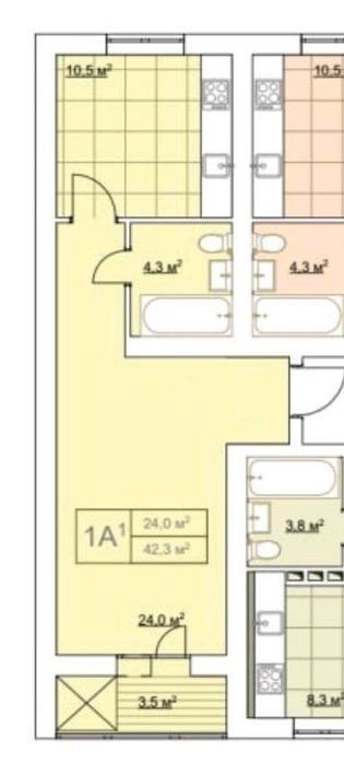 Квартира на Grand Villas в Києві, ID 321311, фото №8