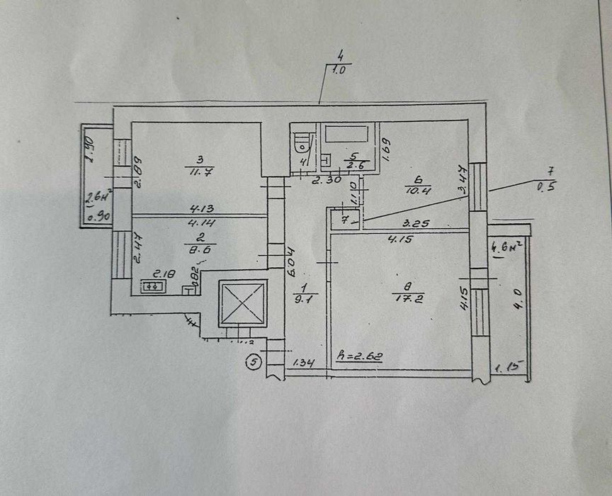 Квартира на вул. Галицька, 120 в Івано-Франківську, ID 207086, фото №2