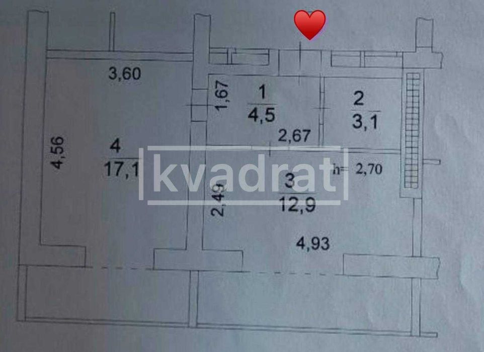 Квартира на вул. Кам'янська, 125Б в Києві, ID 165296, фото №12