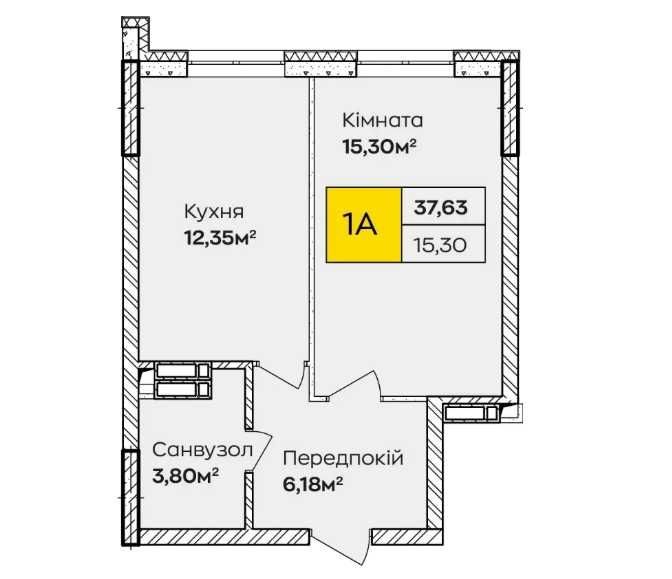 Квартира на просп. Петра Григоренка в Києві, ID 259916, фото №4