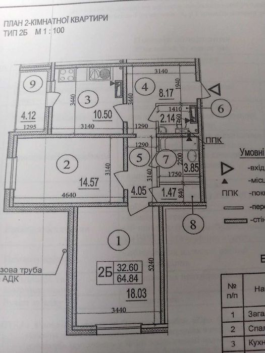 Квартира на вул. Самійла Кішки, 5Б в Києві, ID 182588, фото №16