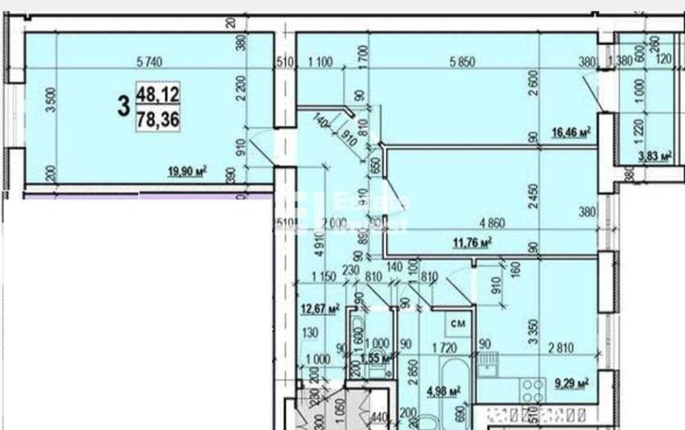 Квартира на просп. Героїв Харкова, 7 в Харків, ID 162201, фото №4