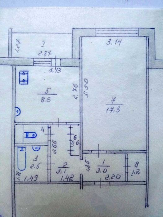 Квартира на вул. Гонча, 52 в Чернігові, ID 274475, фото №20