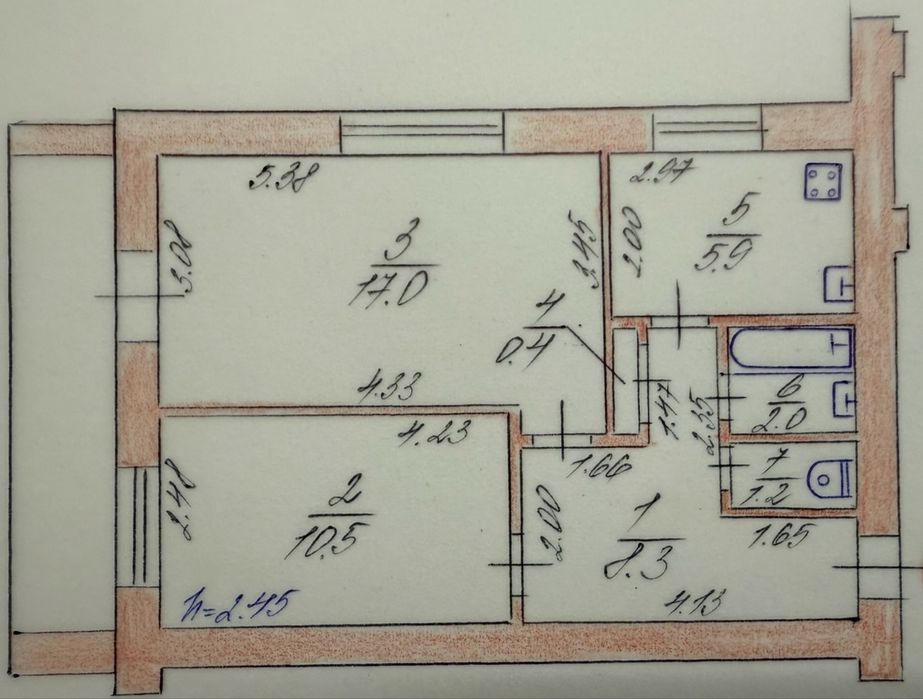 Квартира на вул. Дніпровська в Києві, ID 311643, фото №3