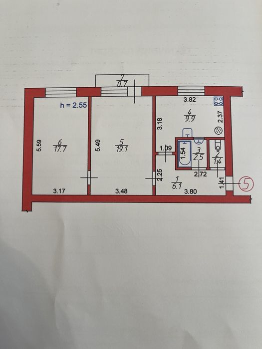 Квартира на вул. Сергія Тимошенка в Луцьку, ID 238960, фото №8