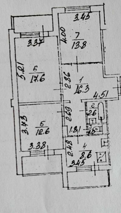 Квартира на просп. Миколи Бажана, 7 в Києві, ID 173636, фото №19