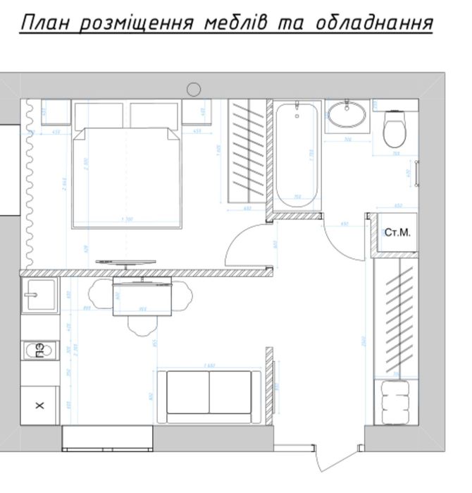 Квартира на Ірпінь в Києві, ID 260551, фото №9