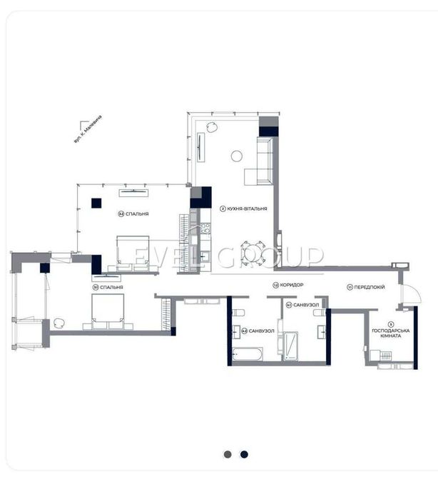 Квартира на вул. Антоновича, 136 в Києві, ID 371147, фото №2